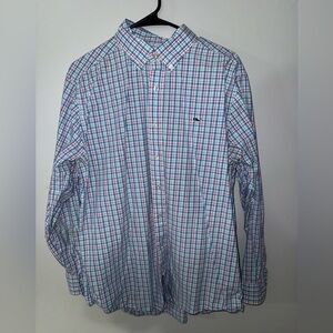 Men’s vineyard vines dress shirt size large
